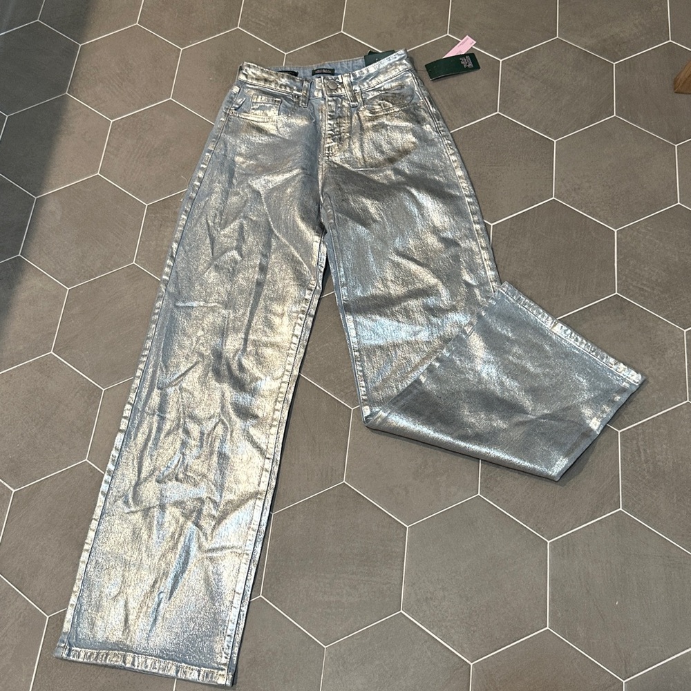 Wild Fable Silver Metallic Jeans